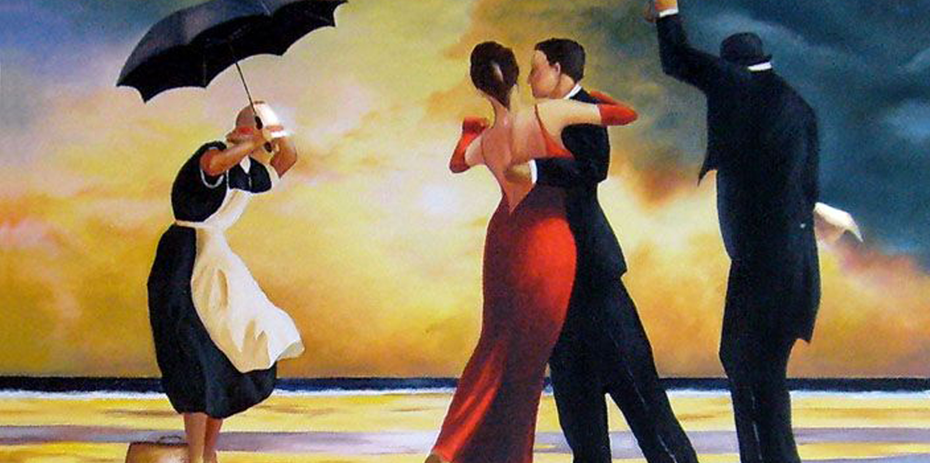 Jack Vettriano, el pintor de pequeñas historias intrigantes y encantadoras.  - 3 minutos de arte, image size:3075x1530